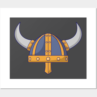 Viking Helmet Posters and Art